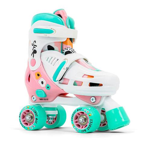 SFR Storm V Adjustable Quad Roller Skates Flower