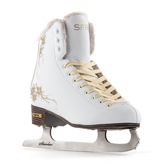 SFR Glitra Ice Skates - White