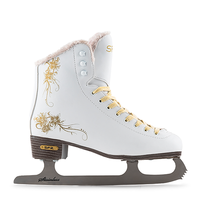 SFR Glitra Ice Skates - White