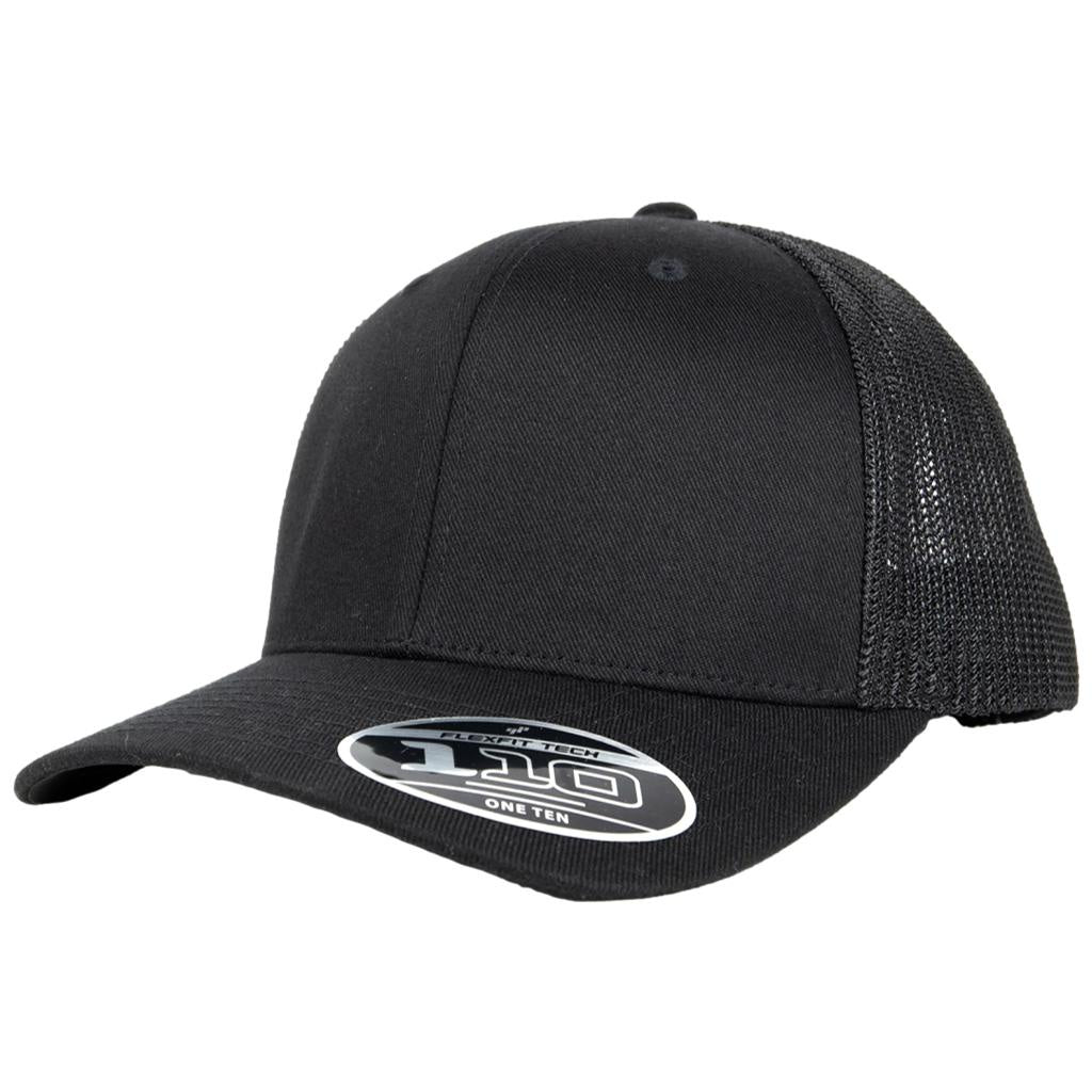 Flexfit 110 Mesh Trucker Cap Black