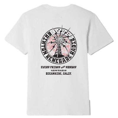Brixton Broadcast Tee White