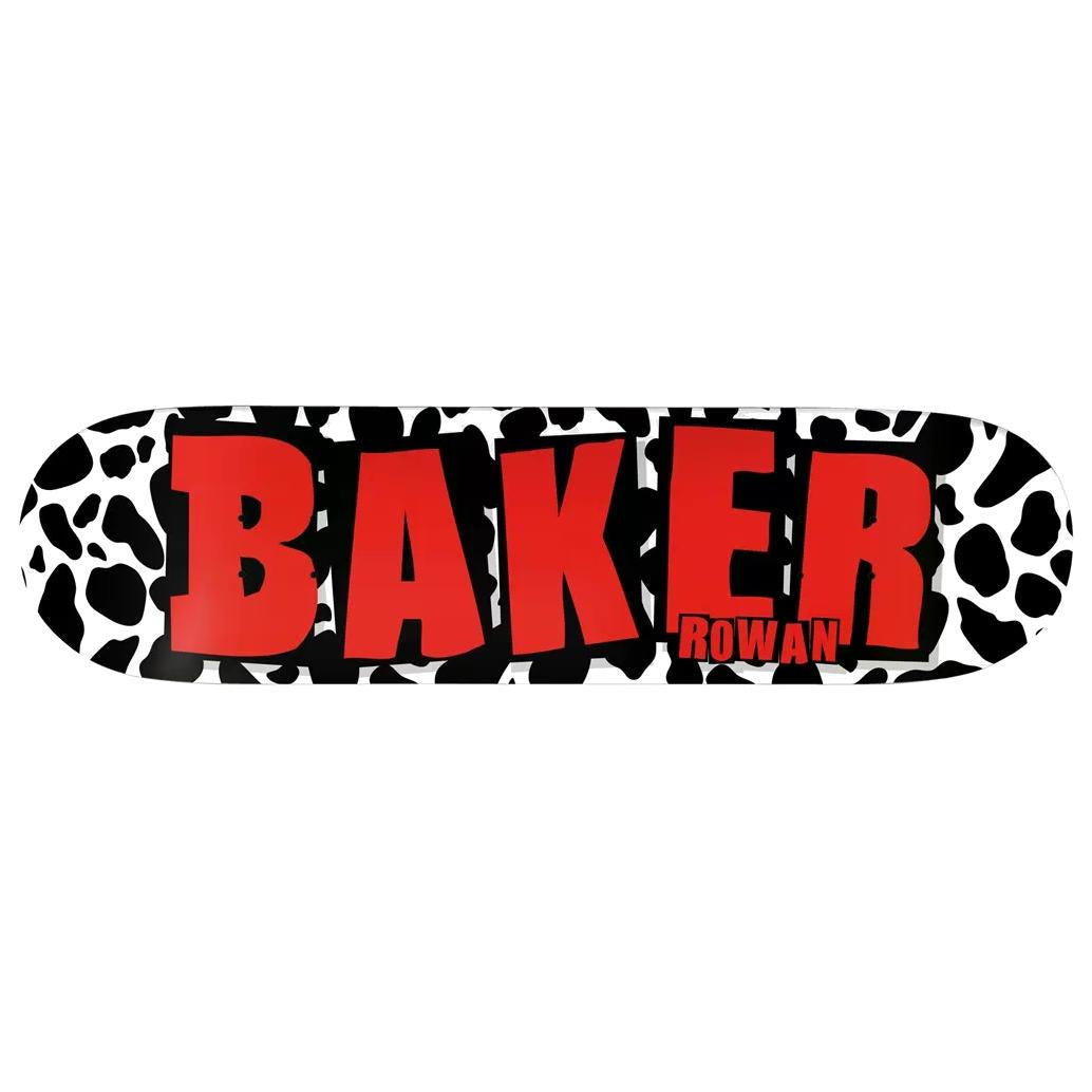 Baker OG Logo Cow Print Rowan 8.475" Skateboard Deck