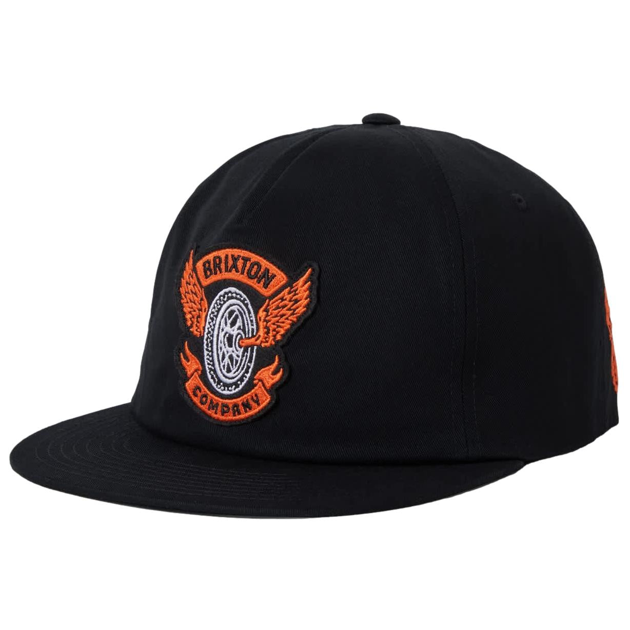 Brixton Payson Snapback Hat Black