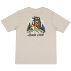Santa Cruz Screaming Grizzly T-Shirt Natural