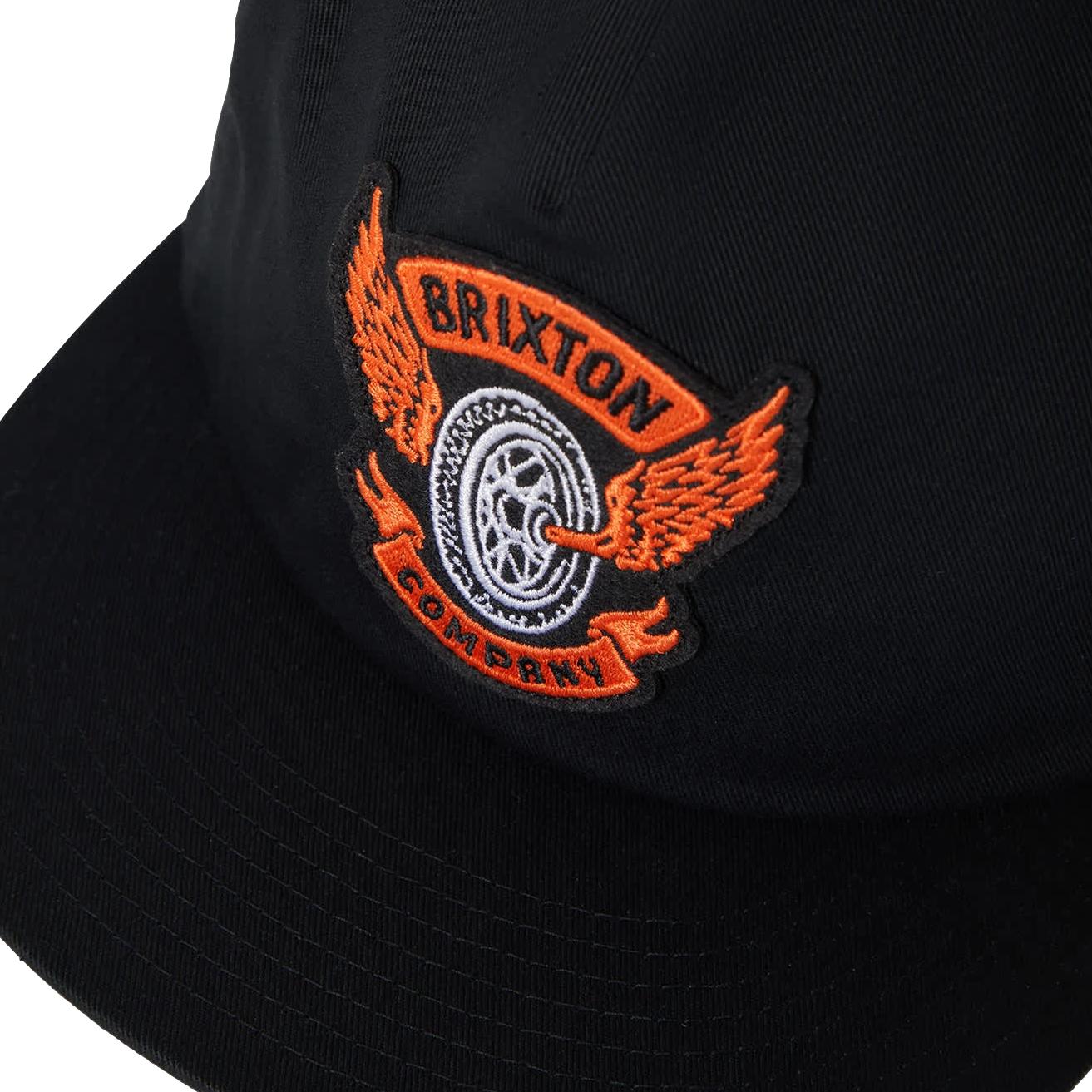 Brixton Payson Snapback Hat Black