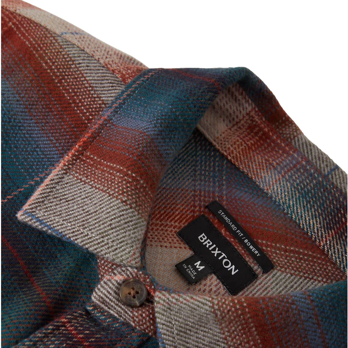 Brixton Bowery Flannel Shirt Multi Shadow
