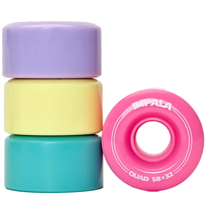 Impala Sidewalk Rollerskate Wheels Pastel 4 Pack