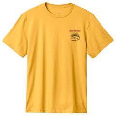 Brixton Bass Brains Gone Fishin' T-Shirt Yellow