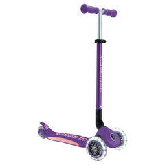 Globber Elite Primo Fold Plus Lights Scooter - Purple/ Pastel Pink