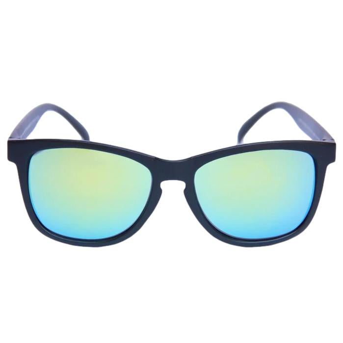 Happy Hour Black Mamba Sunglasses Matte Black / Yellow Mirror