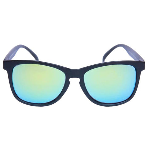 Happy Hour Black Mamba Sunglasses Matte Black / Yellow Mirror