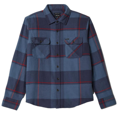 Brixton Bowery Flannel Bering Sea/Mood Indigo/Adrenaline Rush