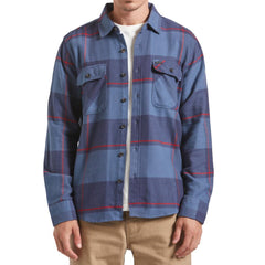 Brixton Bowery Flannel Bering Sea/Mood Indigo/Adrenaline Rush