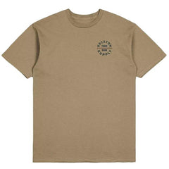 Brixton Oath V S/S Standard T-Shirt - Tiger's Eye/Navy/Mahogany