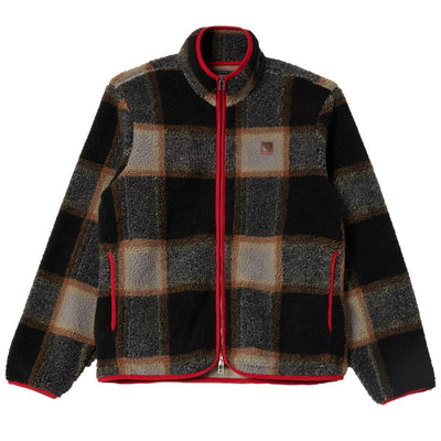 Buffalo Plaid Sherpa Full Zip Jacket