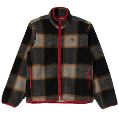 Buffalo Plaid Sherpa Full Zip Jacket