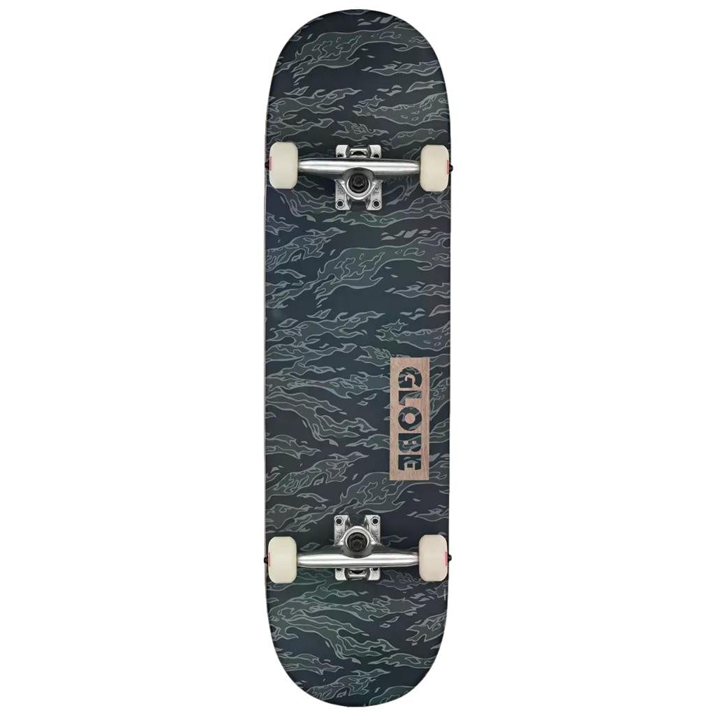 Globe Goodstock Complete Skateboard Black / Camo 8.5
