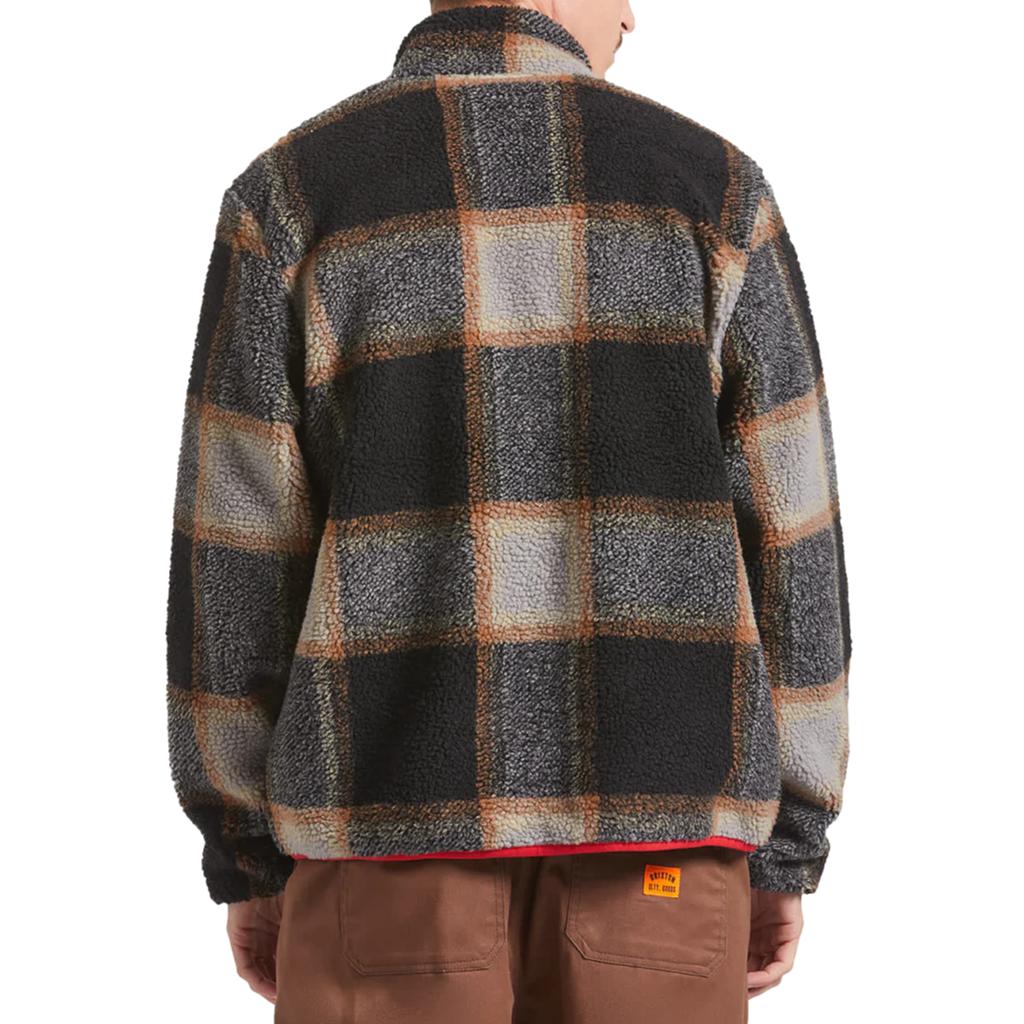 Buffalo Plaid Sherpa Full Zip Jacket