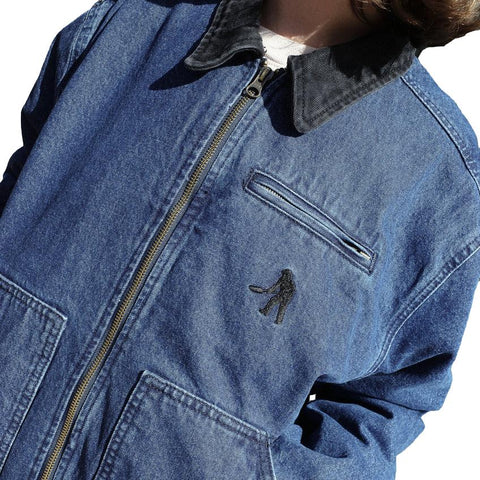 Pass-Port Solid Denim Packers Jacket Dark Indigo