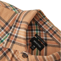 Brixton Bowery Flannel Shirt Khaki / Multi