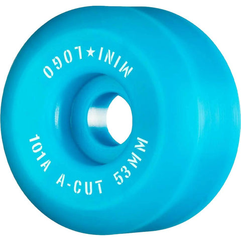 Mini Logo A-Cut Wheels 53mm x 101a - Blue