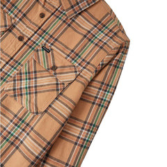Brixton Bowery Flannel Shirt Khaki / Multi