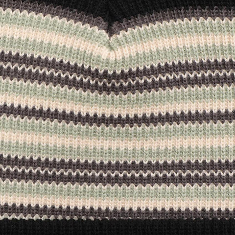 Pass-Port Organic Stripe Beanie Black