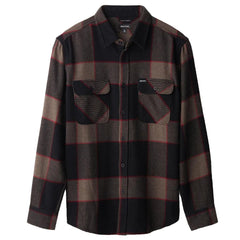 Brixton Bowery Flannel Button Up Heather / Charcoal