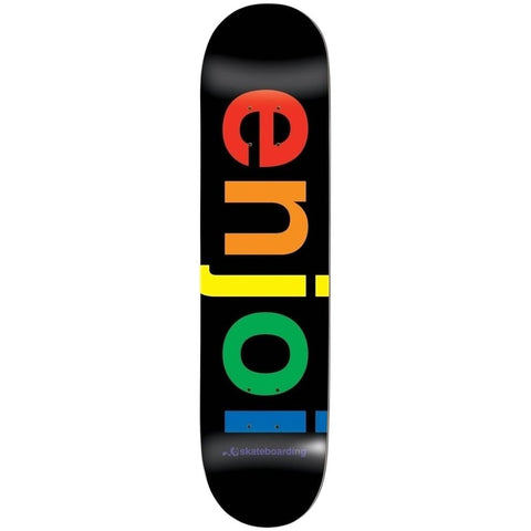 Enjoi Spectrum HYB Skateboard Deck Black 8.5