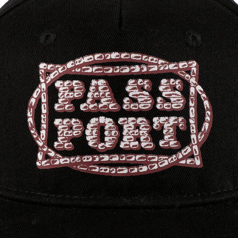 Pass-Port Goes Around Cap Black