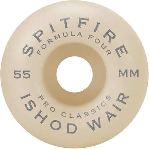 Spitfire Formula Four Ishod Smoke Skateboard Wheels 55mm 99a