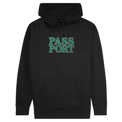 Pass-Port Official Stacked Applique Hood Black