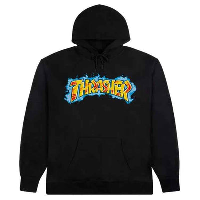 Thrasher Graff Hoody Black