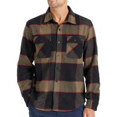 Brixton Bowery Flannel Button Up Heather / Charcoal