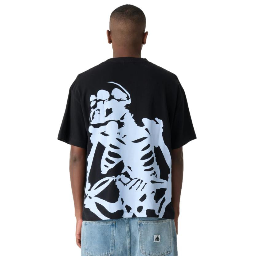 X-Large Skeleton Gorilla Fit Tee Black