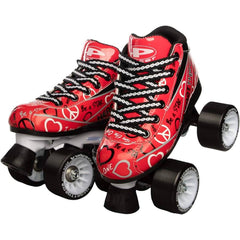 RDS Pacer Heart Throb Red Roller Skates