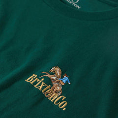 Brixton Linwood SS Tee Emerald Green