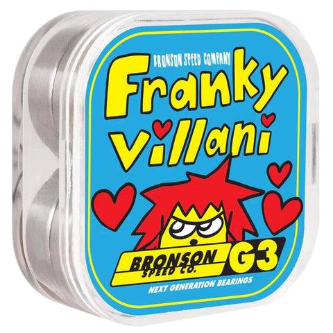 Bronson Franky Villani Pro G3 Skateboard Bearings 8 Pack