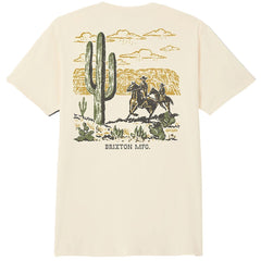 Brixton Kelso Mens Tee Cream