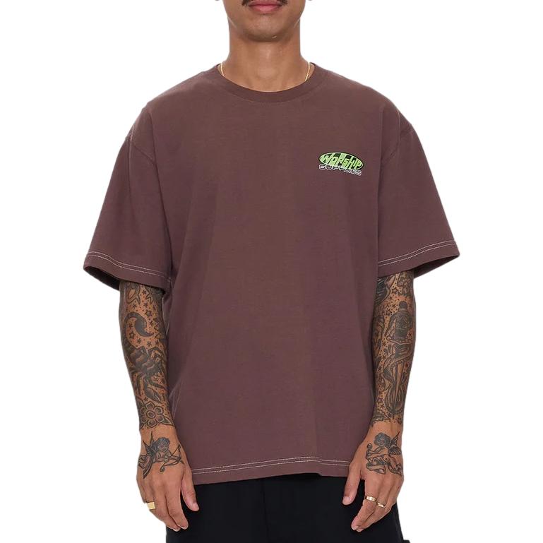 Worship Funku T-Shirt Dark Choc