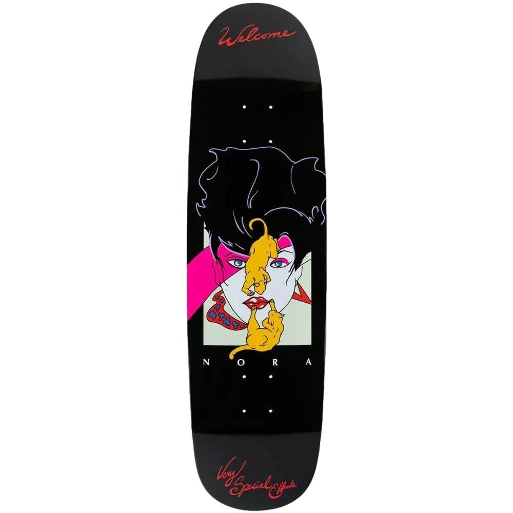 Welcome Skateboards Special Effect Nora Black Sphynx 8.8"