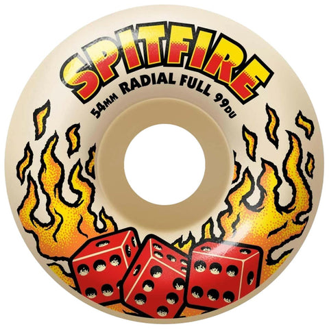 Spitfire Formula Four Hot Hand Radial Full 99a 56mm Skateboard Wheels