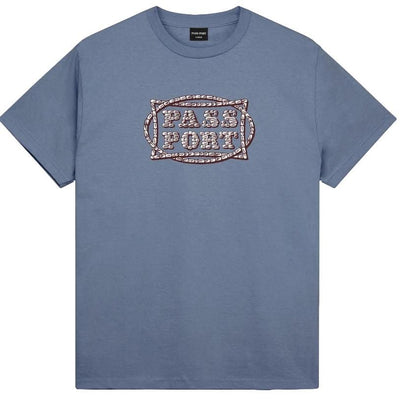 Pass-Port Stone Circle Tee Washed Blue
