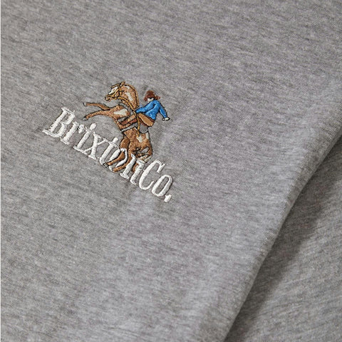 Brixton Inwood SS Tee Heaher Grey