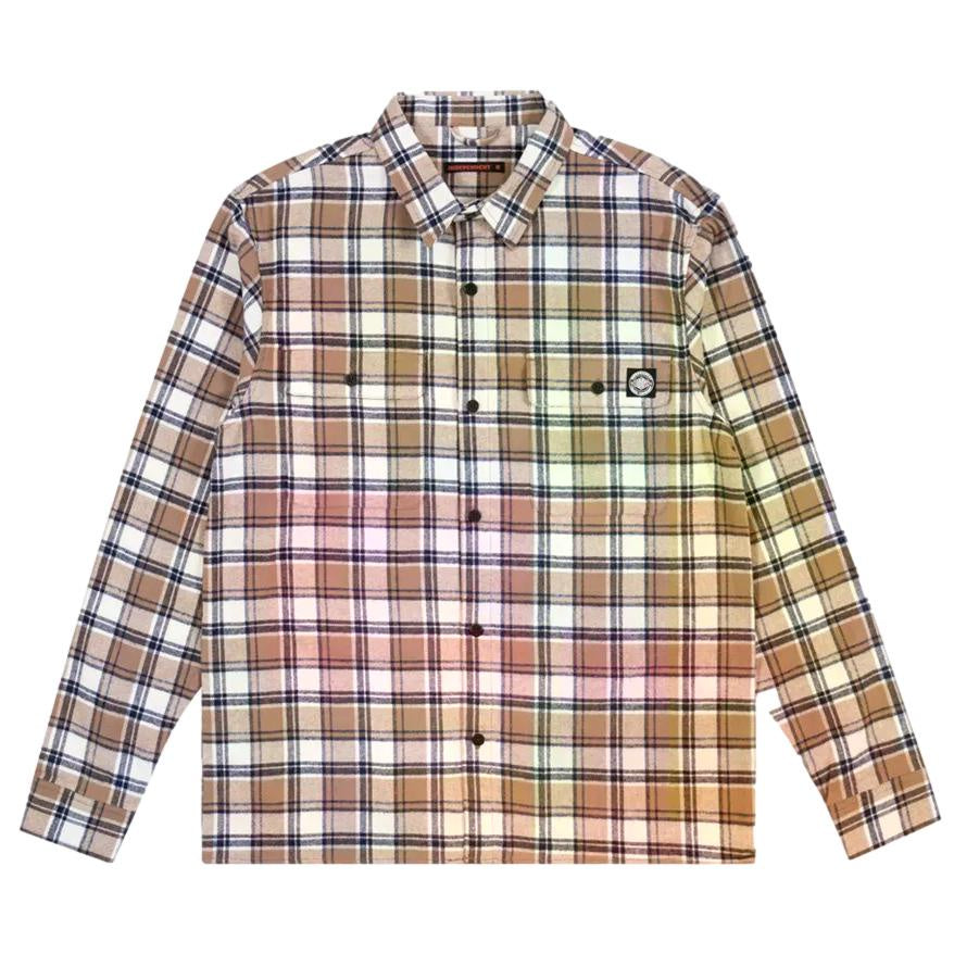 Independent BTG Crest L/S Shirt Ginger Plaid