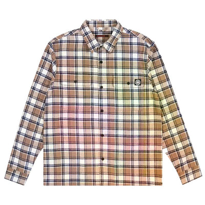 Independent BTG Crest L/S Shirt Ginger Plaid