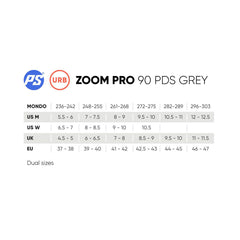 Powerslide Zoom Pro 90 PDS Grey Inline Skates
