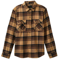 Brixton Bowery Flannel Shirt Tigers Eye / Pinecone