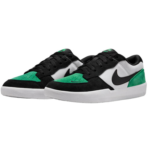 Nike SB Force 58 Mens Shoe White / Black / Stadium Green