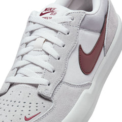 Nike SB Force 58 Mens Shoe Platinum Tint / Dark Team Red